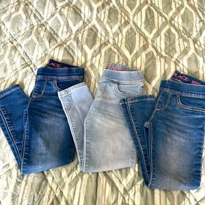 3 pack girls jeggings| Children’s place| size 5